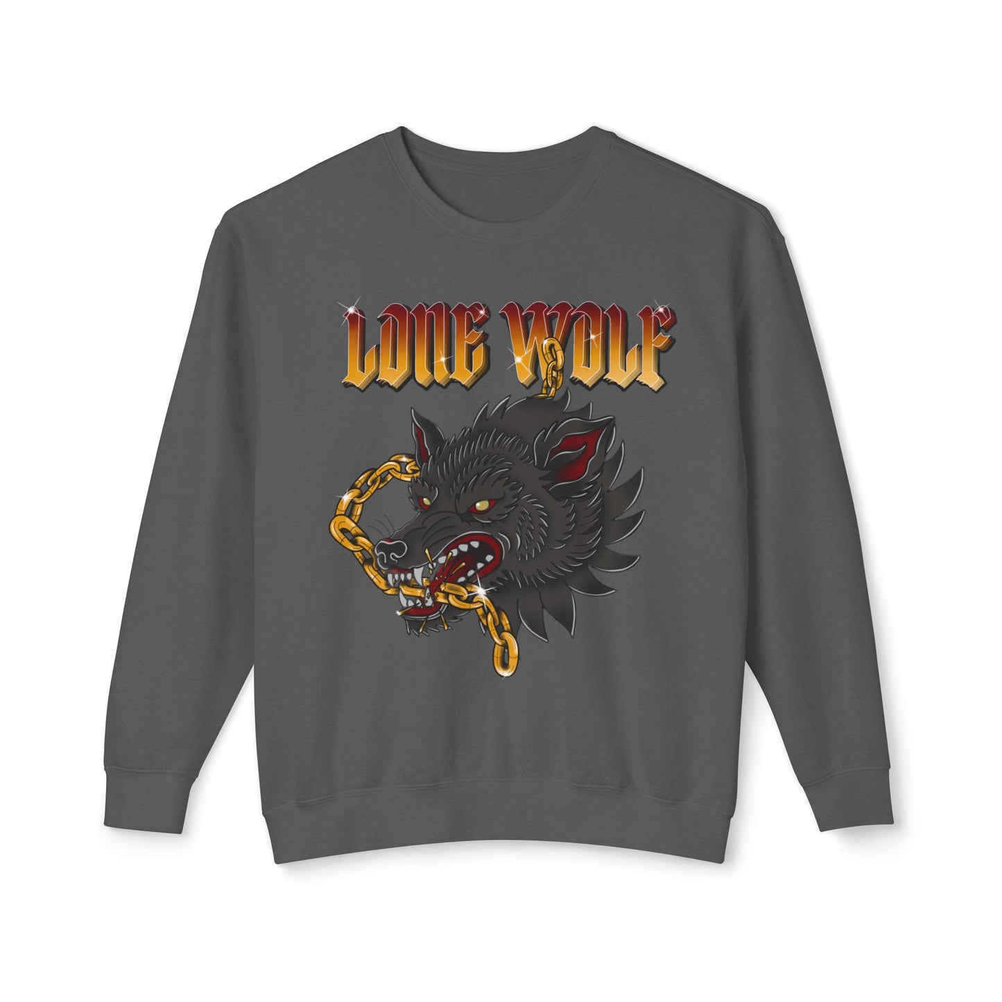 Lone Wolf Lightweight Crewneck Sweatshirt Unisex