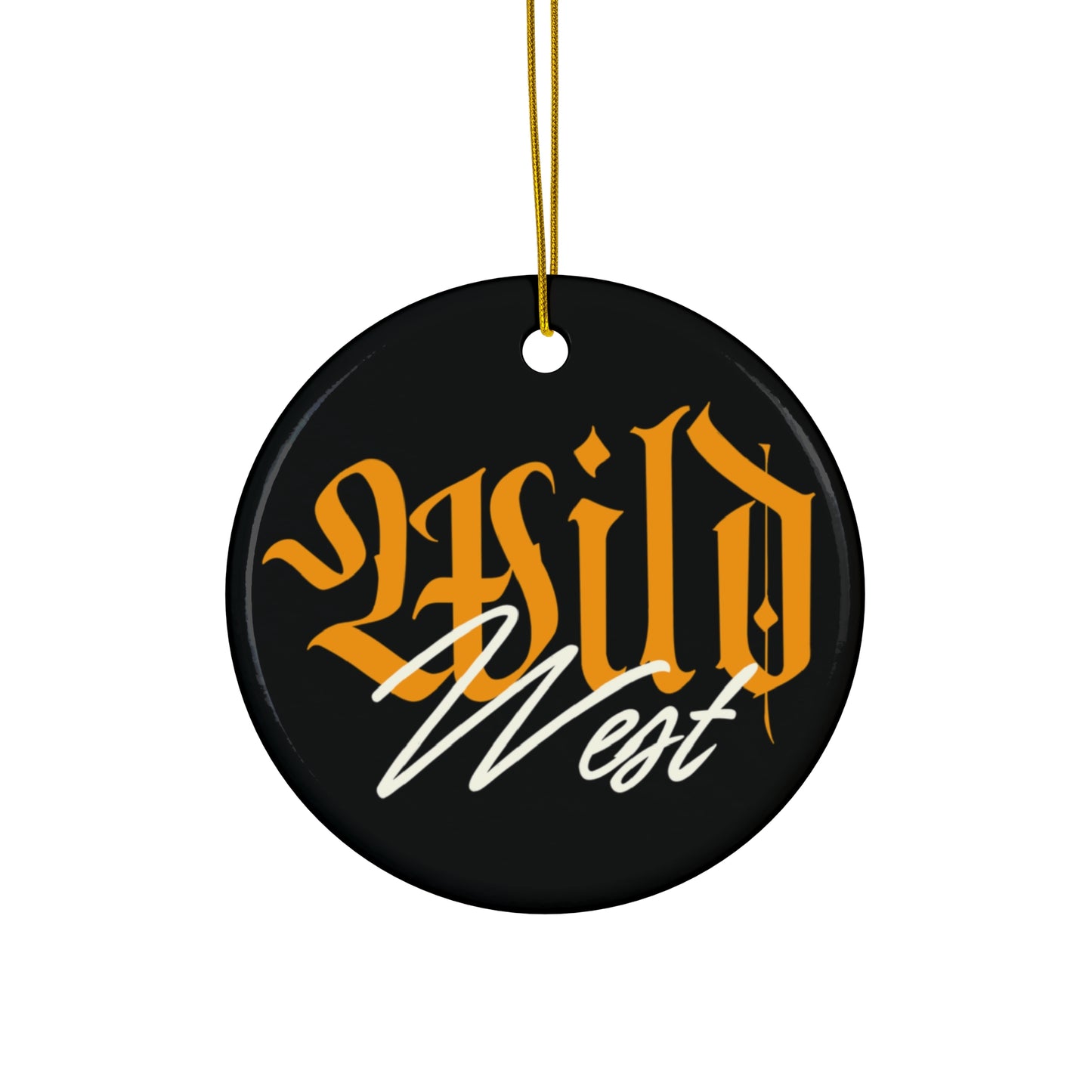 Wild West Ceramic Ornament