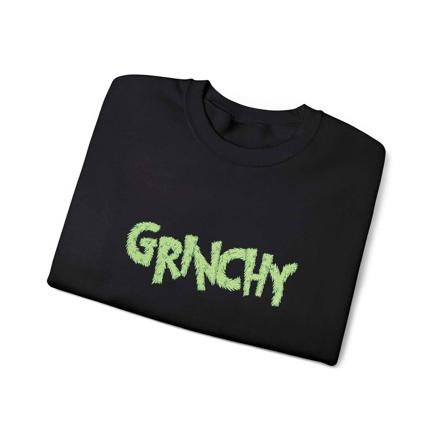 Grinchy Embroidered Sweatshirt
