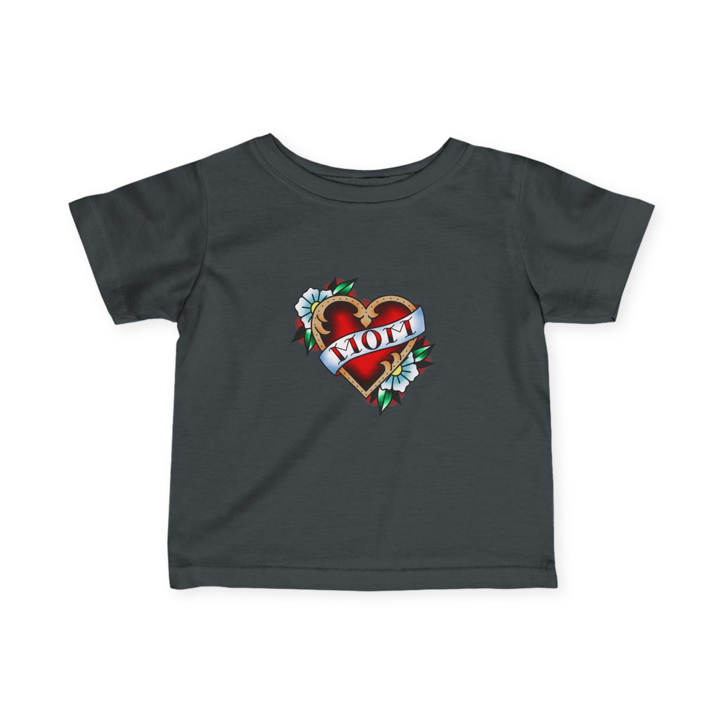 Mom Tattoo Infant Fine Jersey Tee