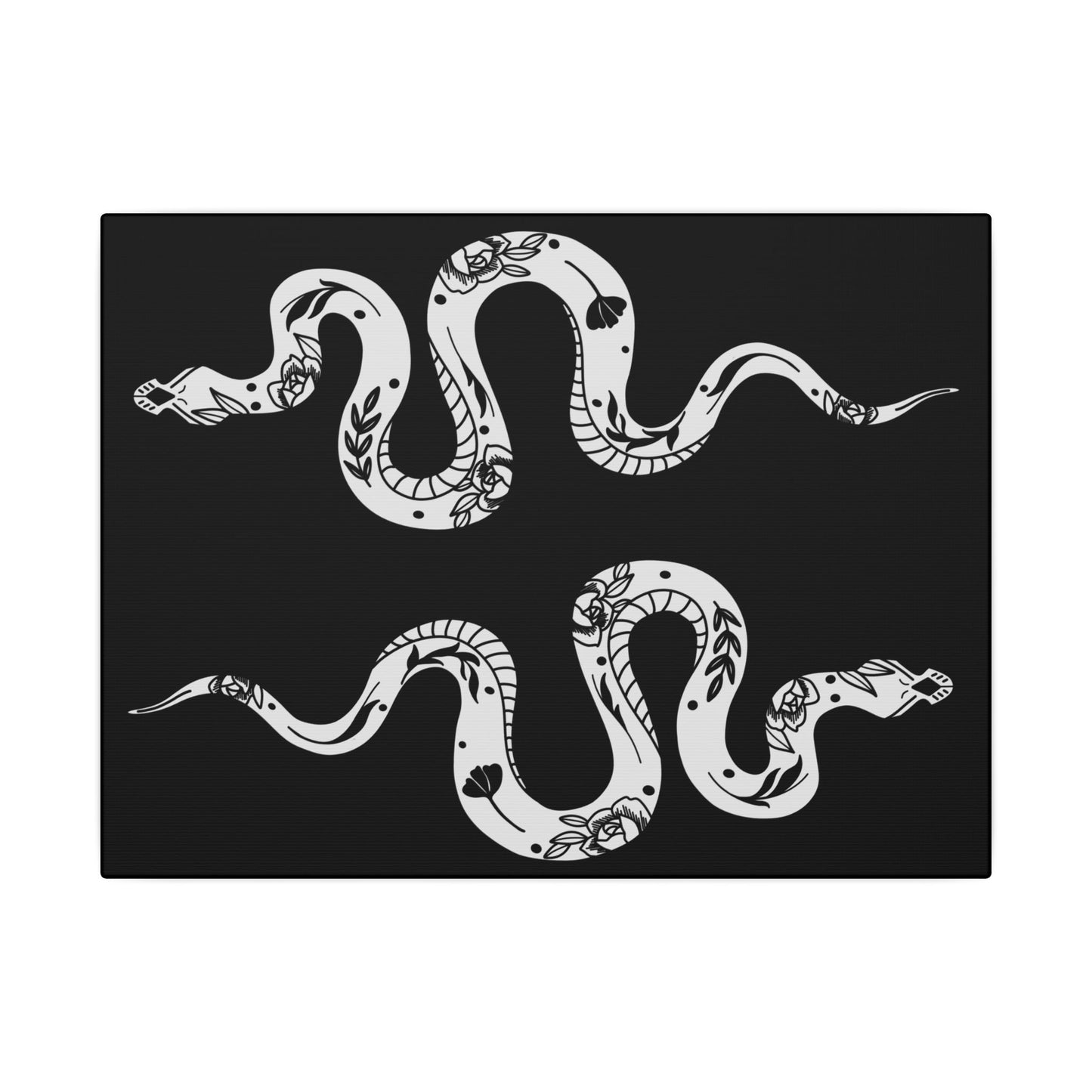 Serpent Twins Canvas Print