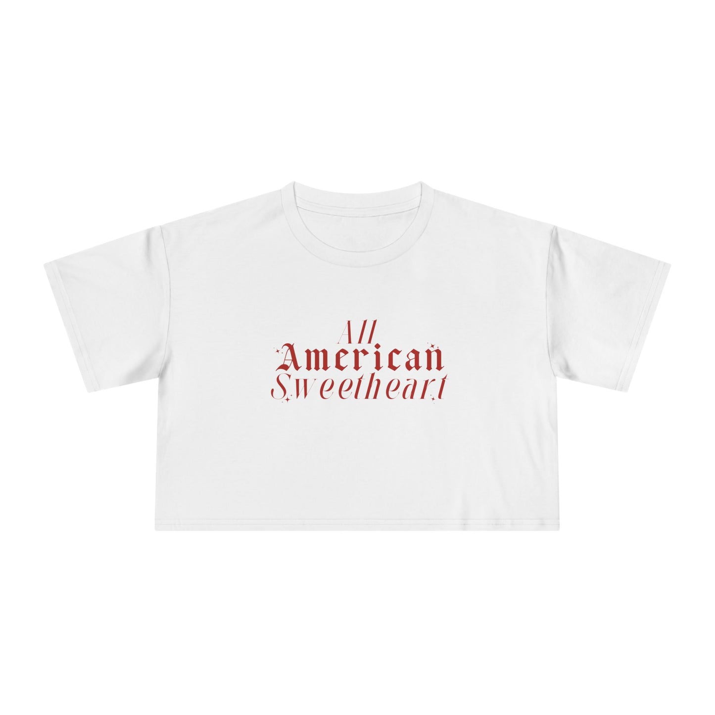 All American Sweetheart Women's Crop Tee