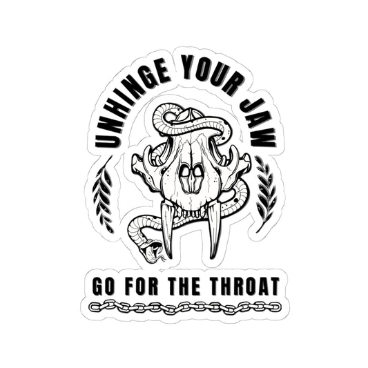 Go For The Throat Sticker