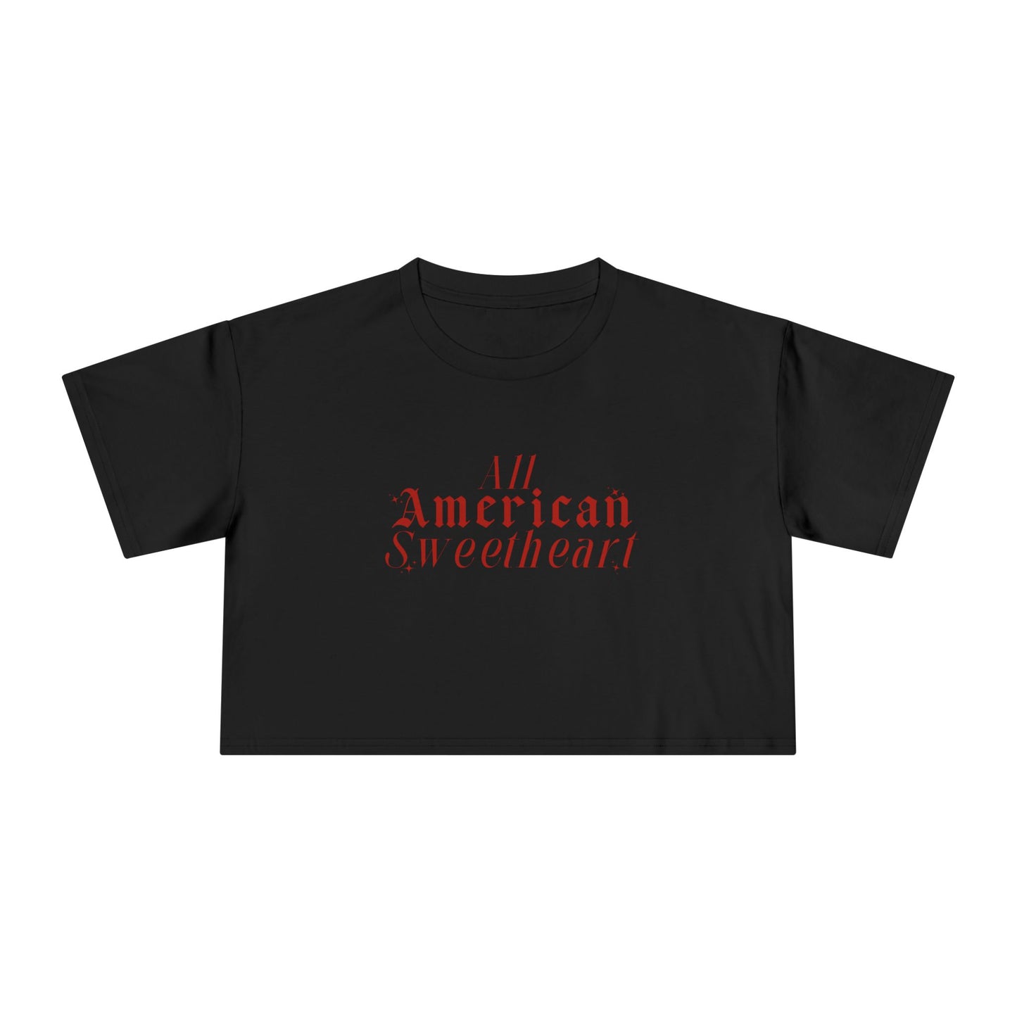 All American Sweetheart Women's Crop Tee