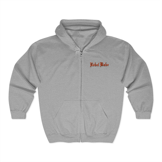 Rebel Babe Zip-Up Hoodie