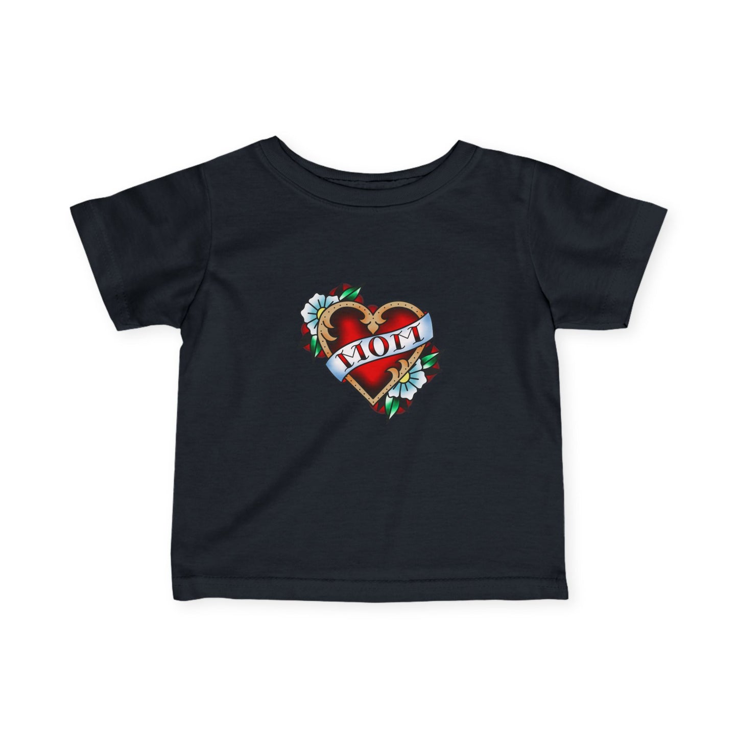 Mom Tattoo Infant Fine Jersey Tee