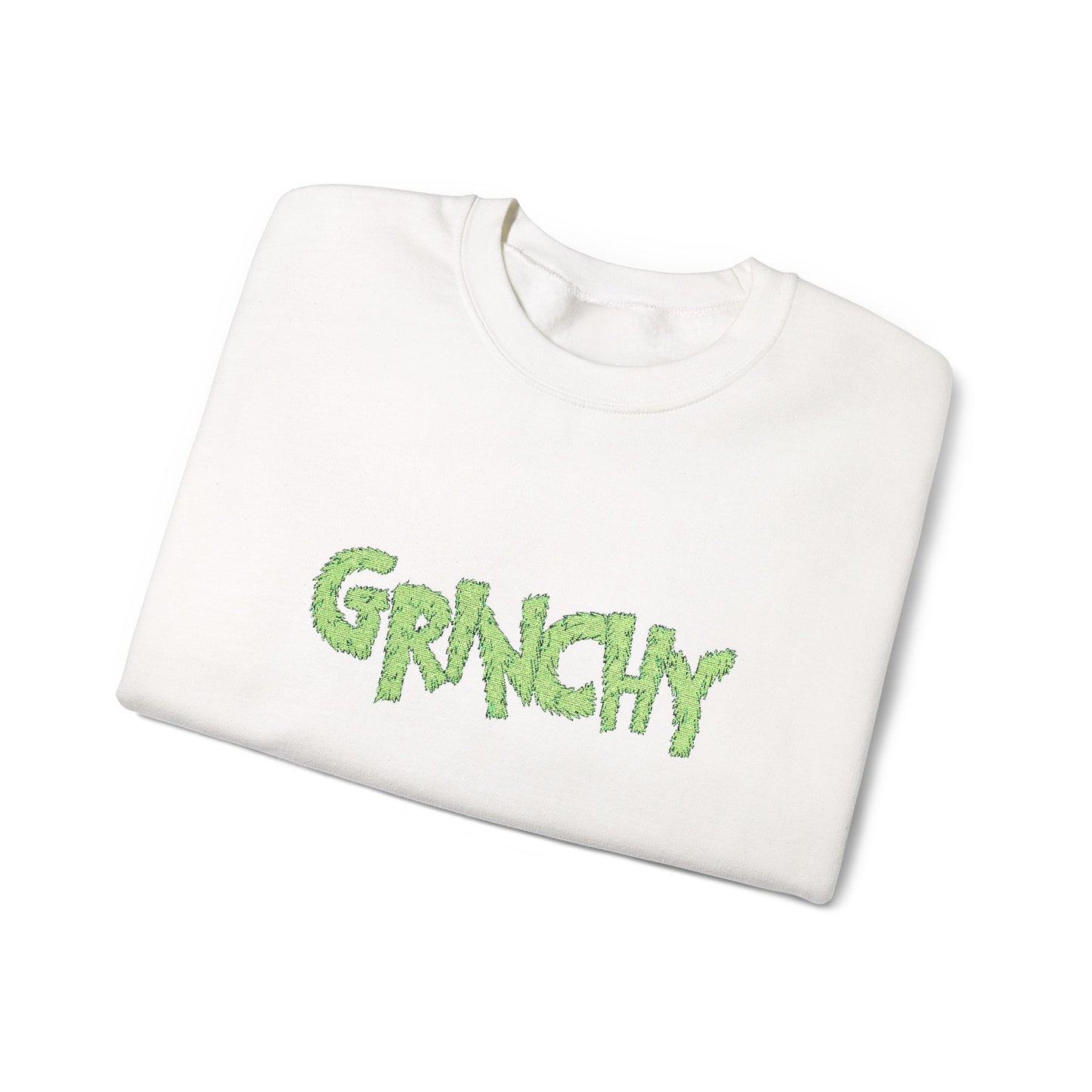Grinchy Embroidered Sweatshirt