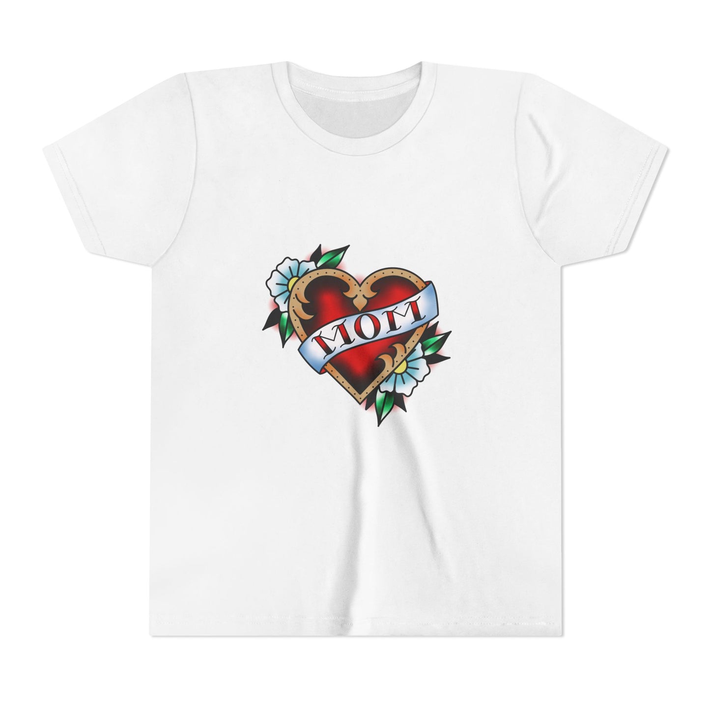 Mom Tattoo Youth Short Sleeve Tee