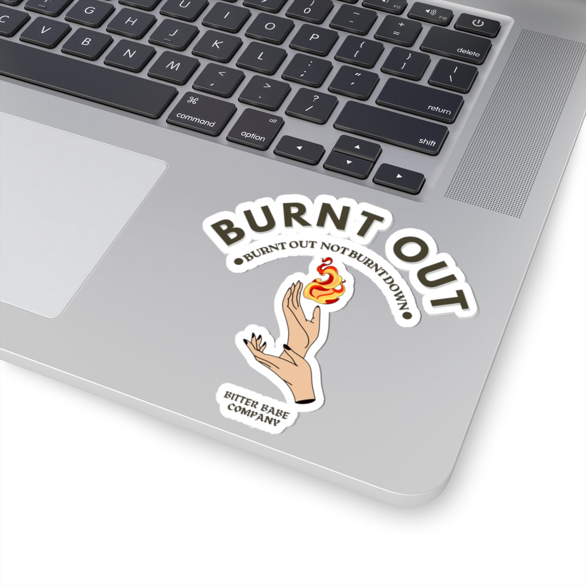 Burnt Out Kiss-Cut Sticker