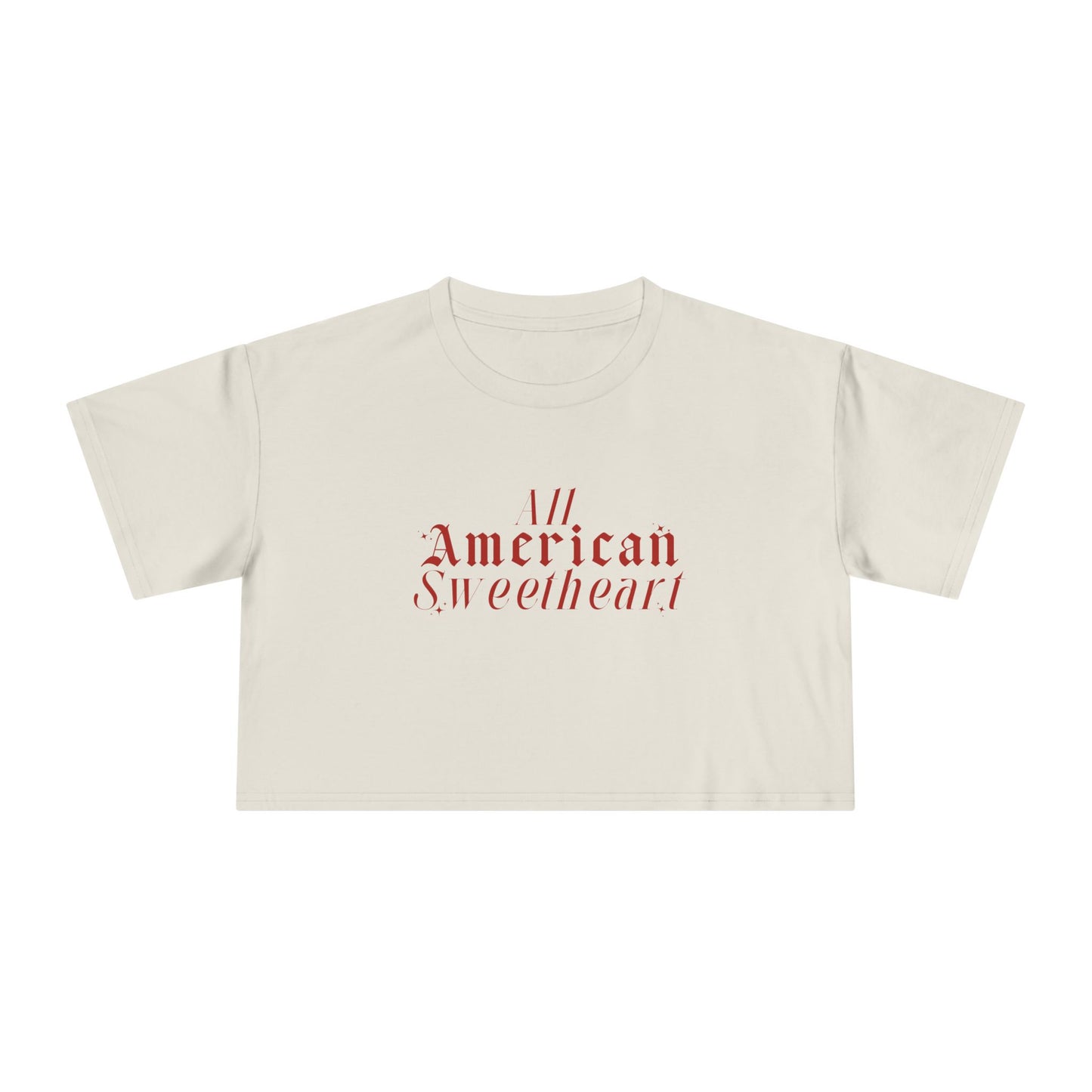 All American Sweetheart Women's Crop Tee