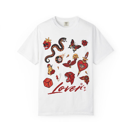 Lover Girl Flash Tattoo