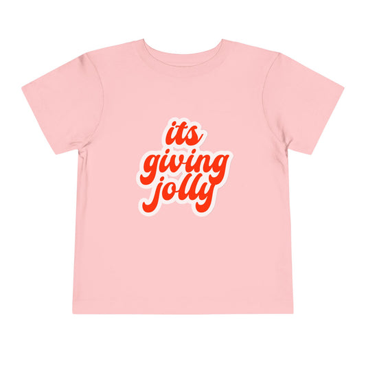 Its Giving Jolly Toddler Shirt