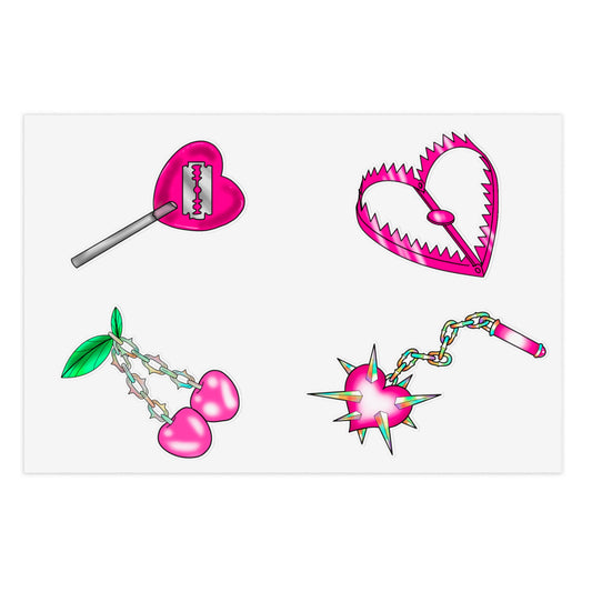 V-Day Flash Sticker Sheet