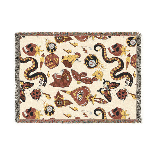 Girly Flash Woven Blanket