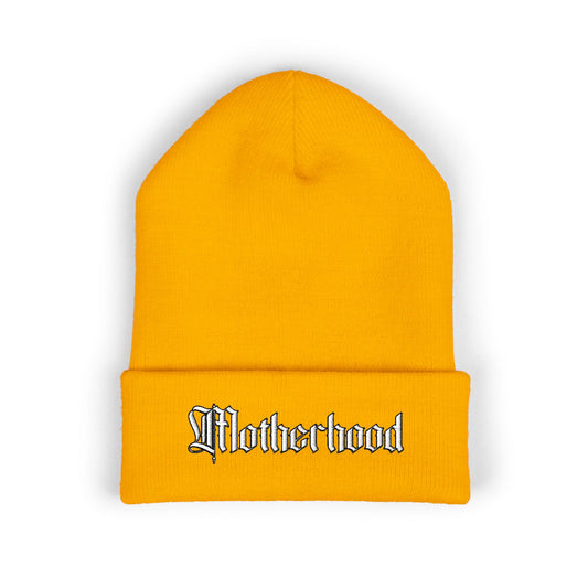Embroidered Motherhood Beanie
