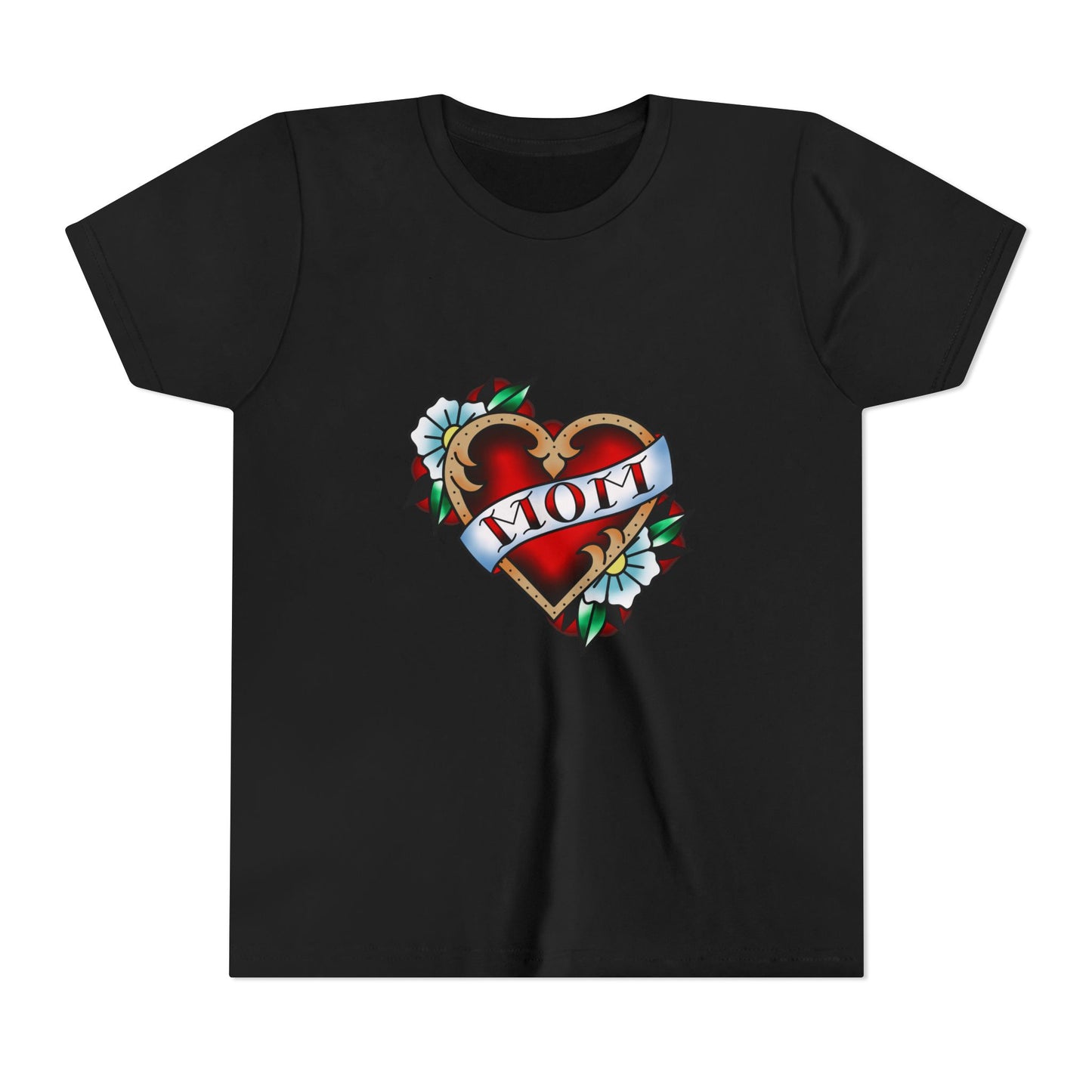 Mom Tattoo Youth Short Sleeve Tee