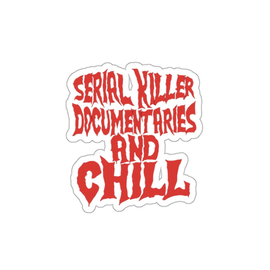 Serial Killer Documentaries Die-Cut Stickers