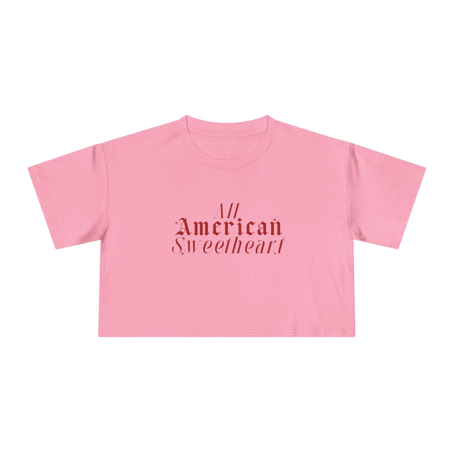 All American Sweetheart Women's Crop Tee