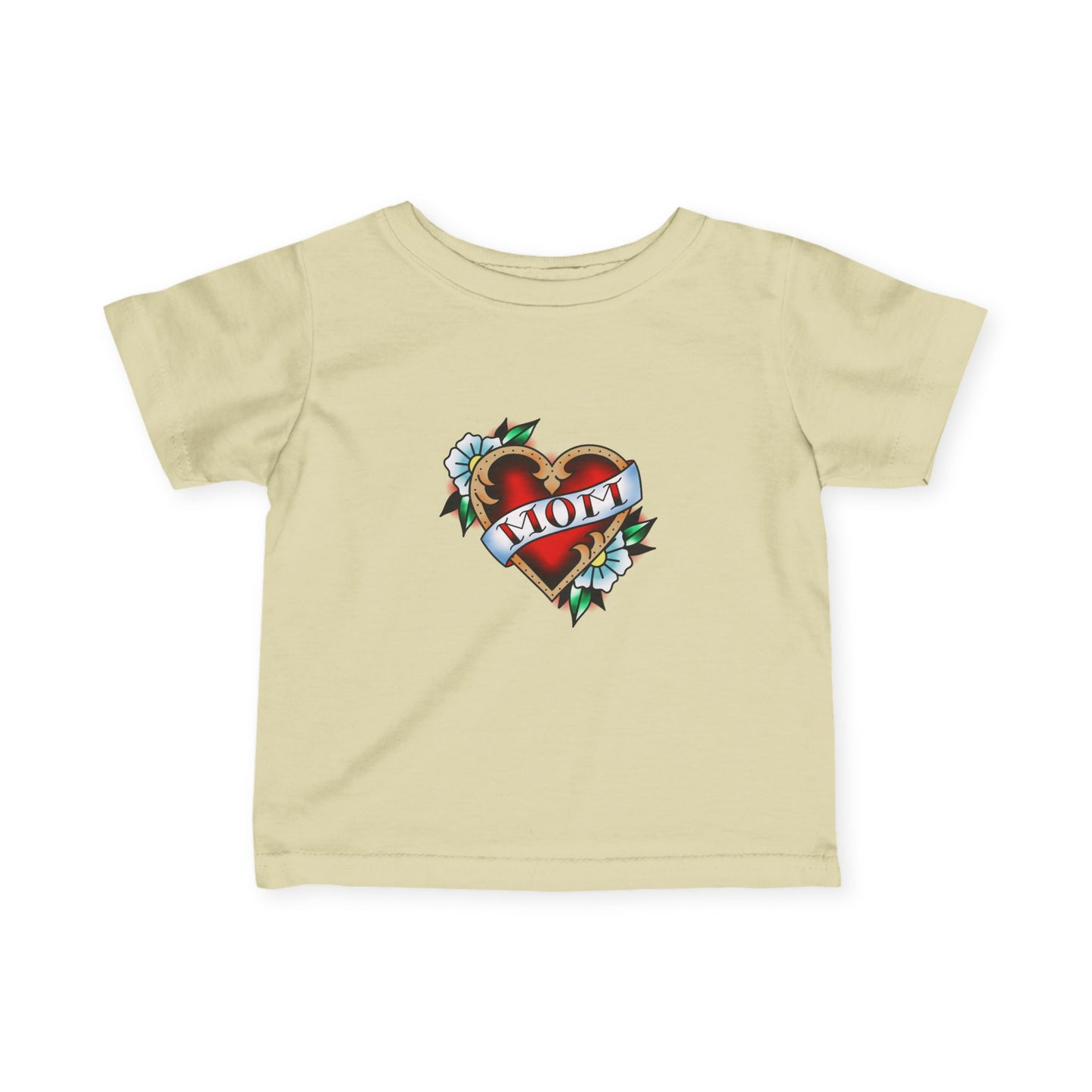 Mom Tattoo Infant Fine Jersey Tee