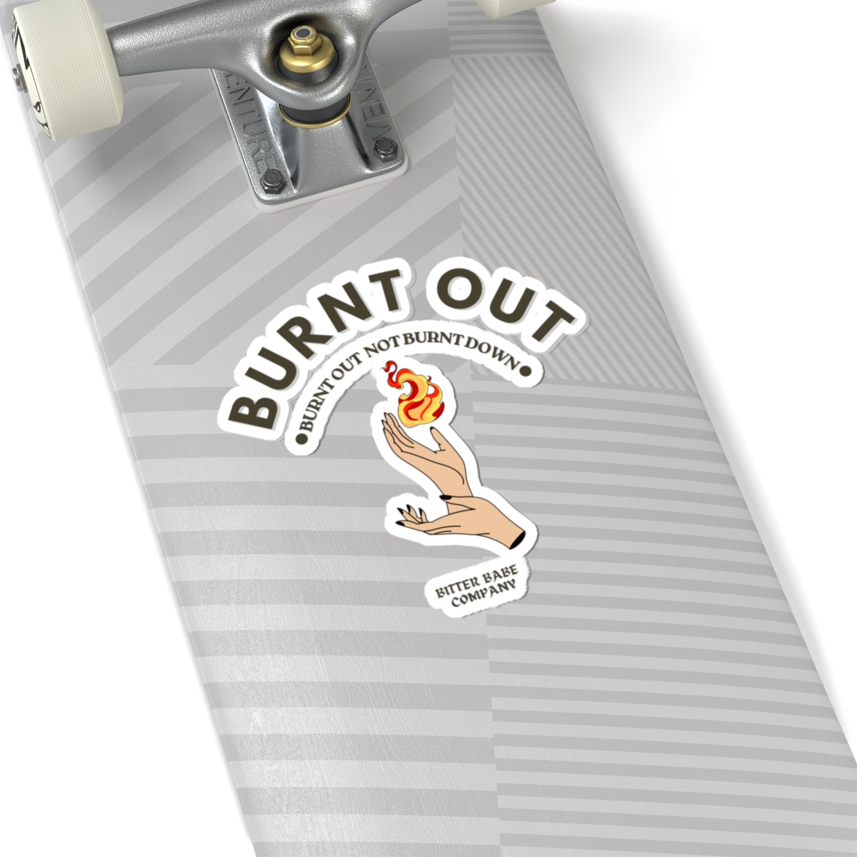Burnt Out Kiss-Cut Sticker