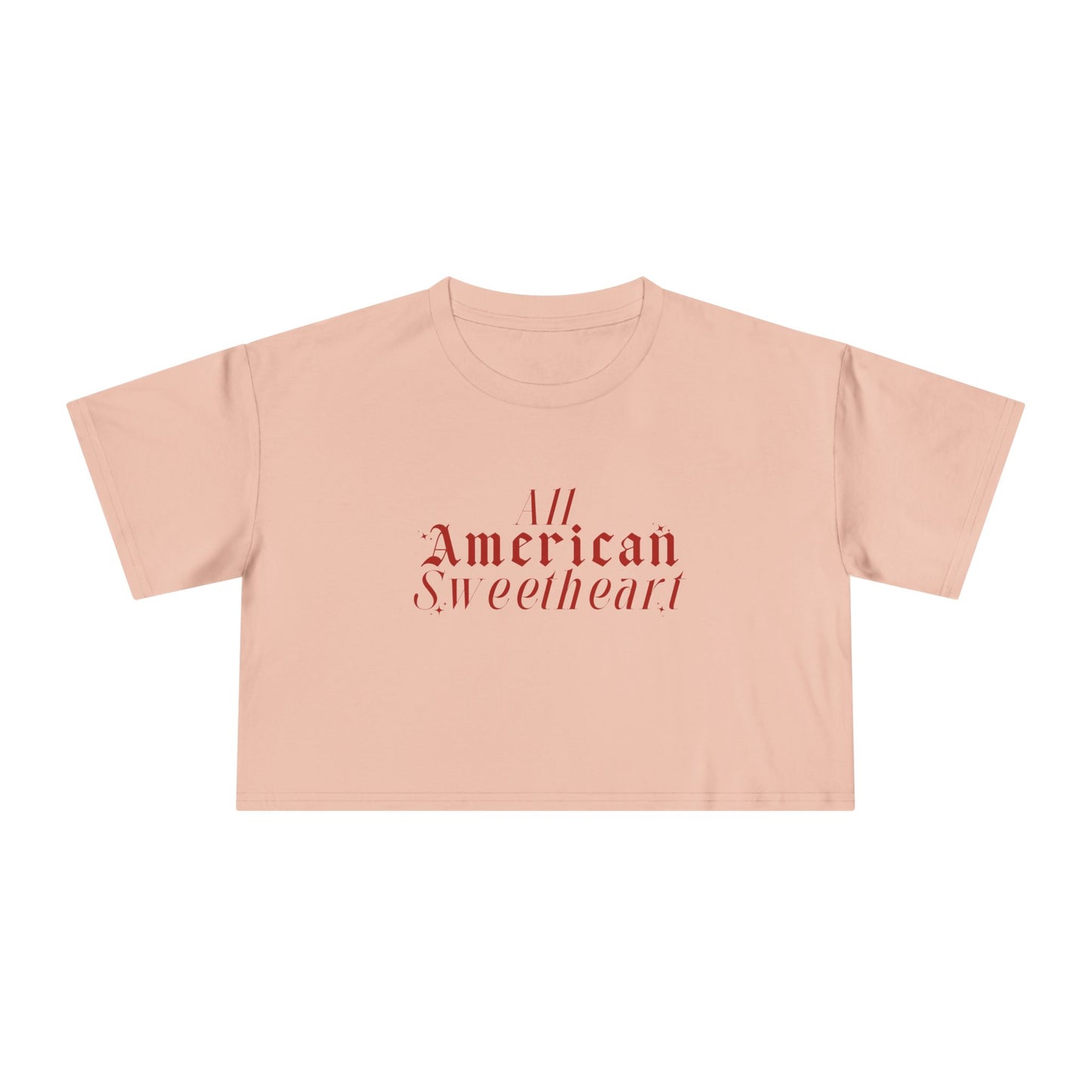 All American Sweetheart Women's Crop Tee