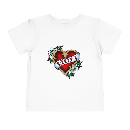 Mom Tattoo Toddler Short Sleeve Tee
