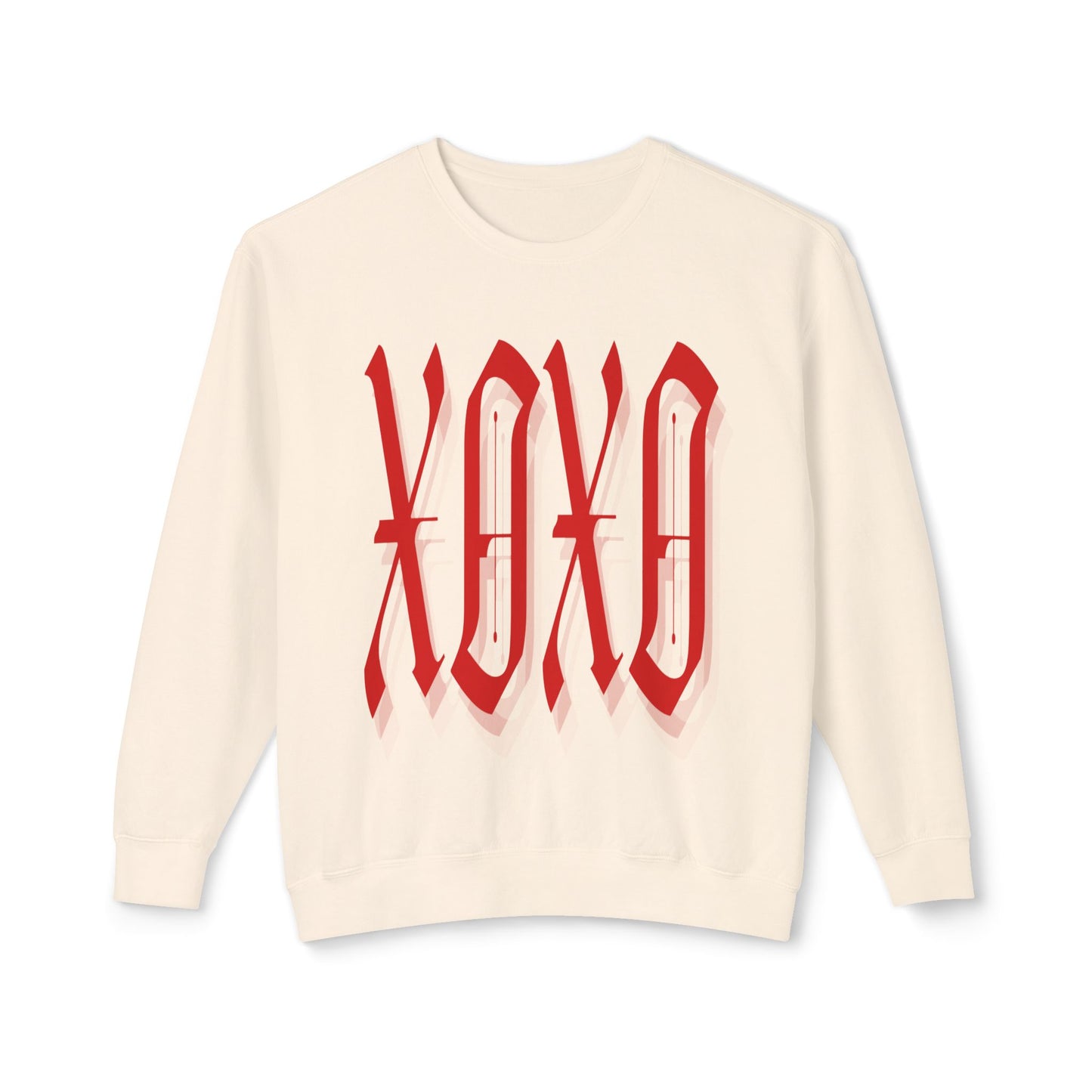 XOXO Lightweight Crewneck Sweatshirt
