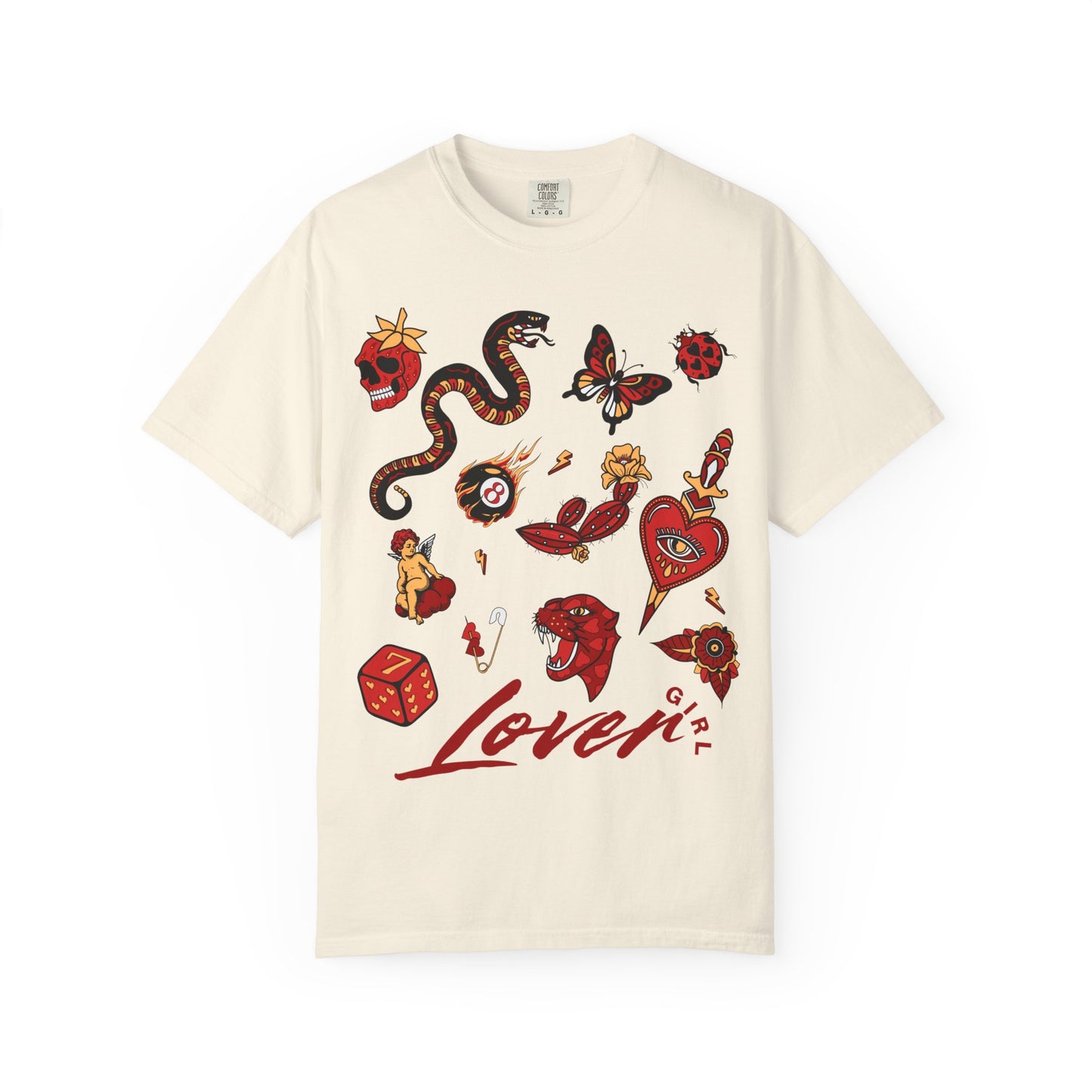 Lover Girl Flash Tattoo