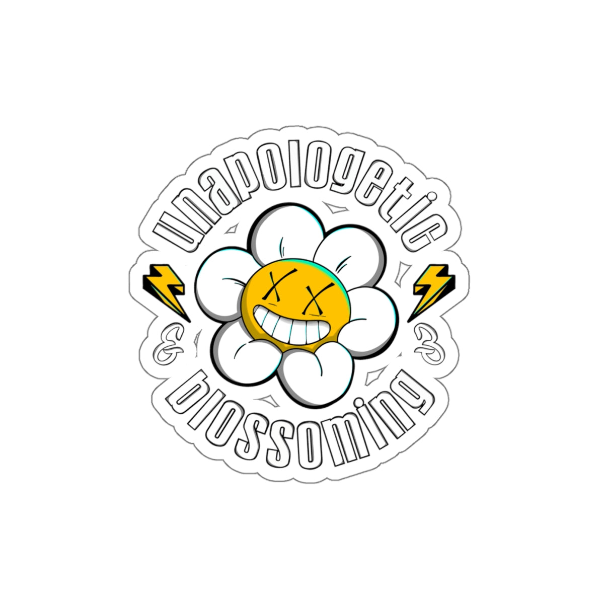 Unapologetic Blossoming Die-Cut Stickers