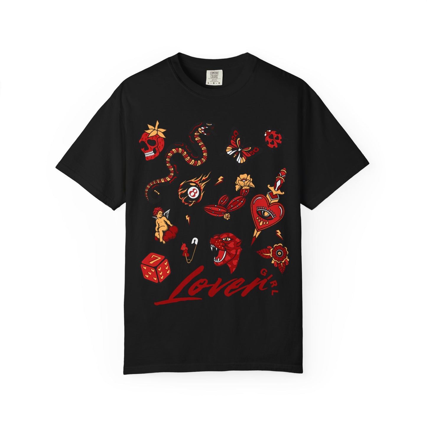 Lover Girl Flash Tattoo