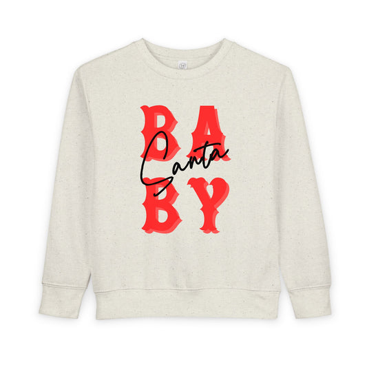 Baby Santa Toddler Christmas Holiday Pullover Sweatshirt
