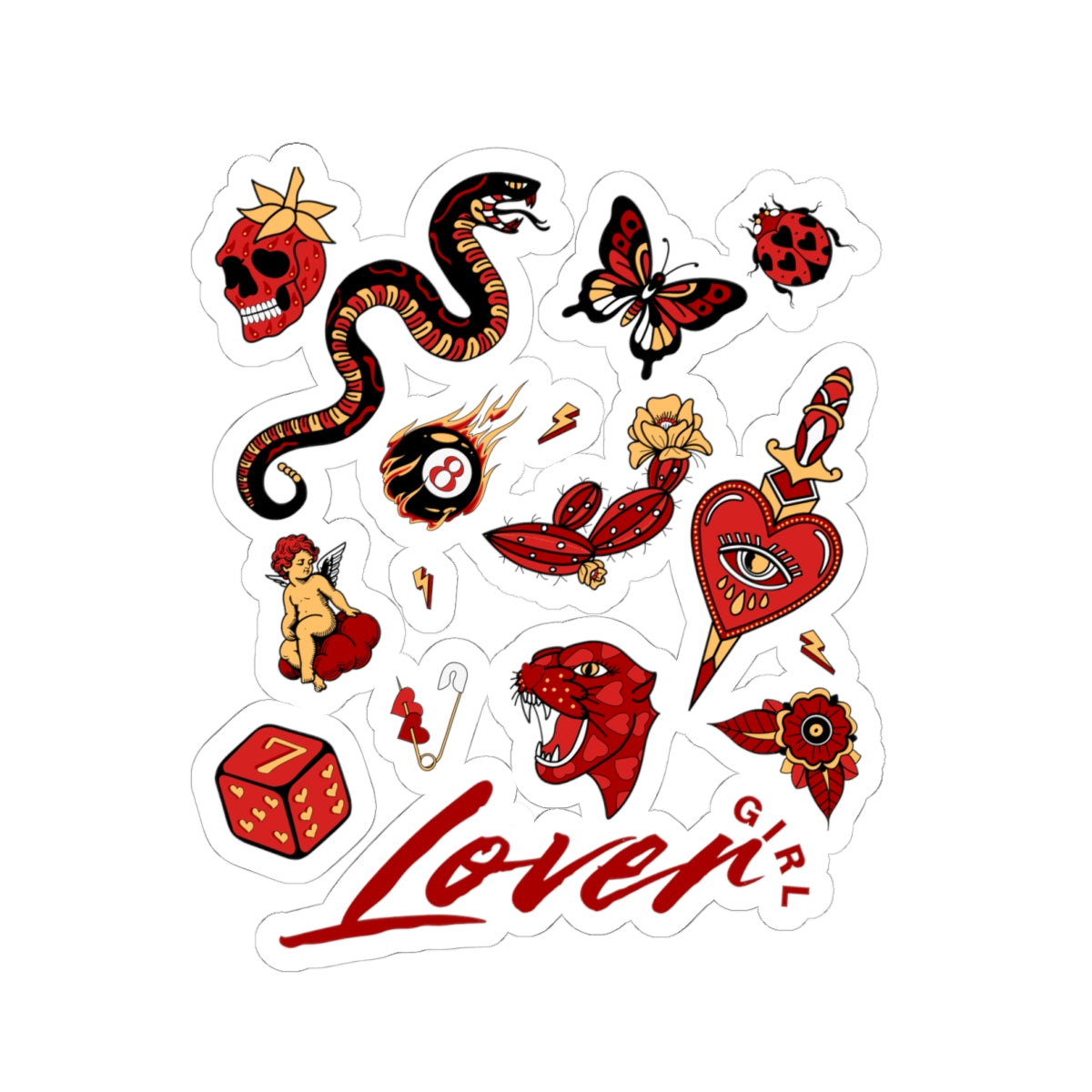 Lover Girl Sticker