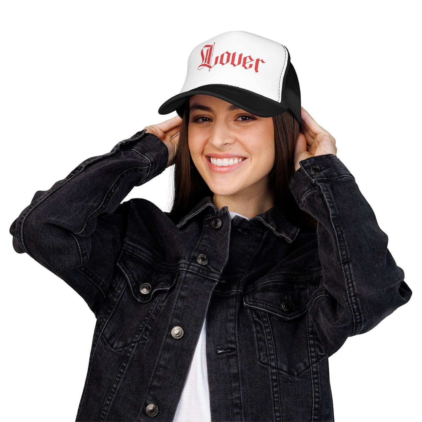 Lover Embroidered Trucker Hat