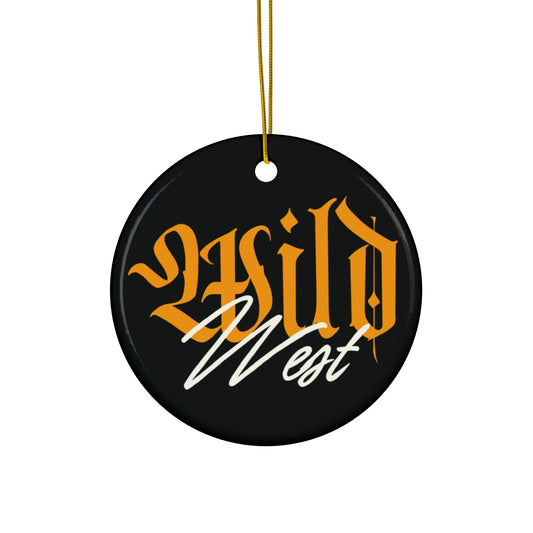 Wild West Ceramic Ornament