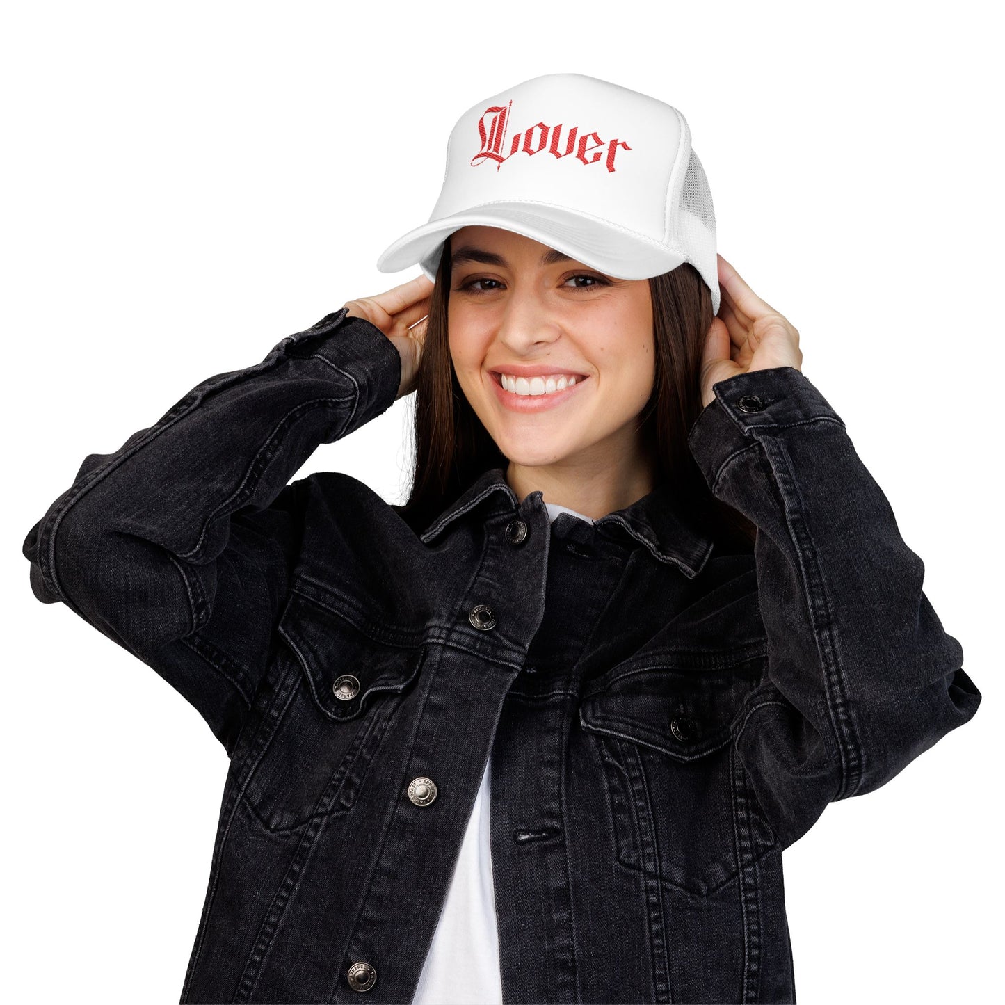 Lover Embroidered Trucker Hat