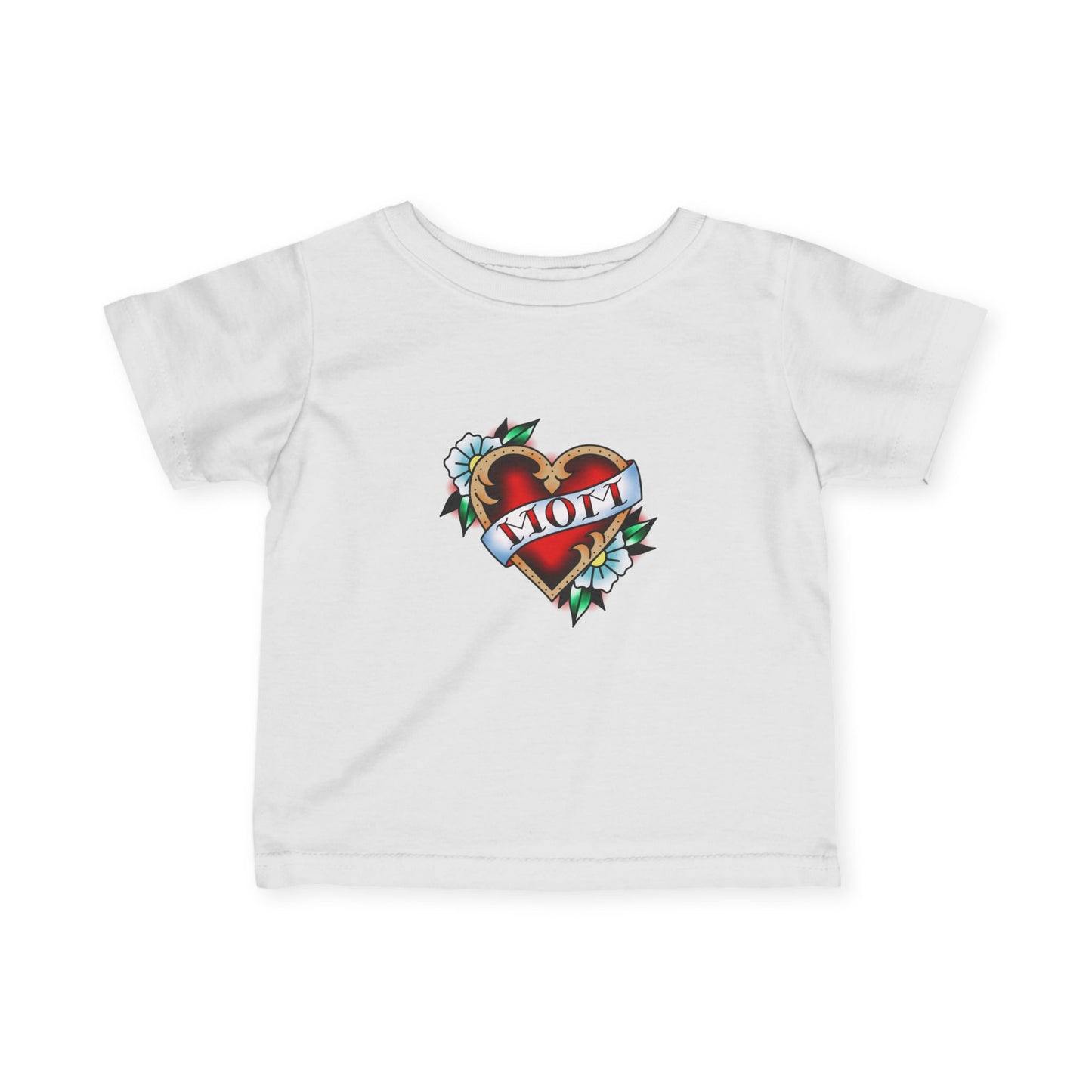 Mom Tattoo Infant Fine Jersey Tee