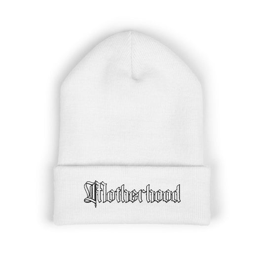Embroidered Motherhood Beanie